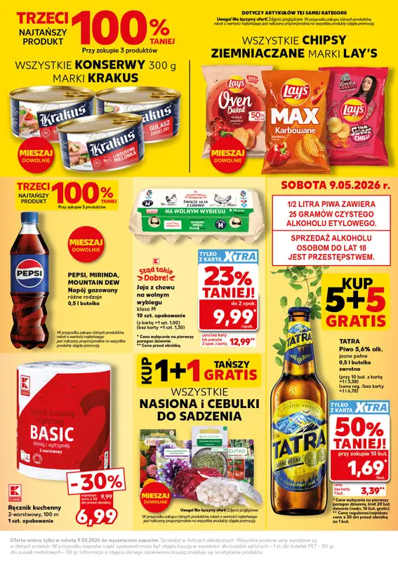 Kaufland - gazetka promocyjna Oferta Kaufland - SUPER SOBOTA od soboty 09.05 do soboty 09.05 - strona 3
