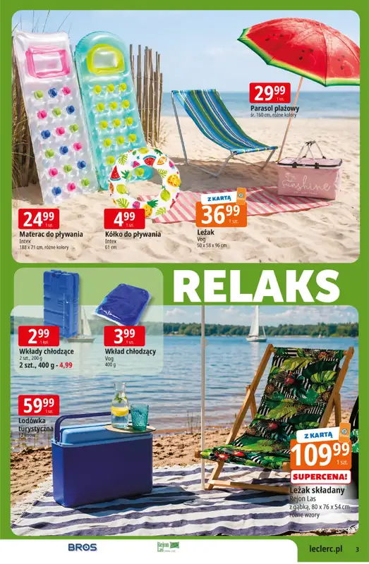 Leclerc - gazetka promocyjna Oferta E.Leclerc I Czas na relaks   - strona 3