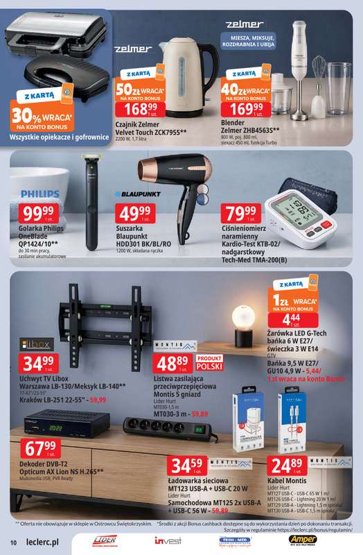 Leclerc - gazetka promocyjna Oferta E.Leclerc I Czas na relaks od wtorku 12.05 do soboty 23.05 - strona 10