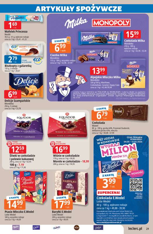 Leclerc - gazetka promocyjna Oferta E.Leclerc I Czas na relaks od wtorku 12.05 do soboty 23.05 - strona 21