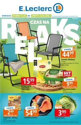 Leclerc - gazetka promocyjna Oferta E.Leclerc I Czas na relaks od wtorku 12.05 do soboty 23.05