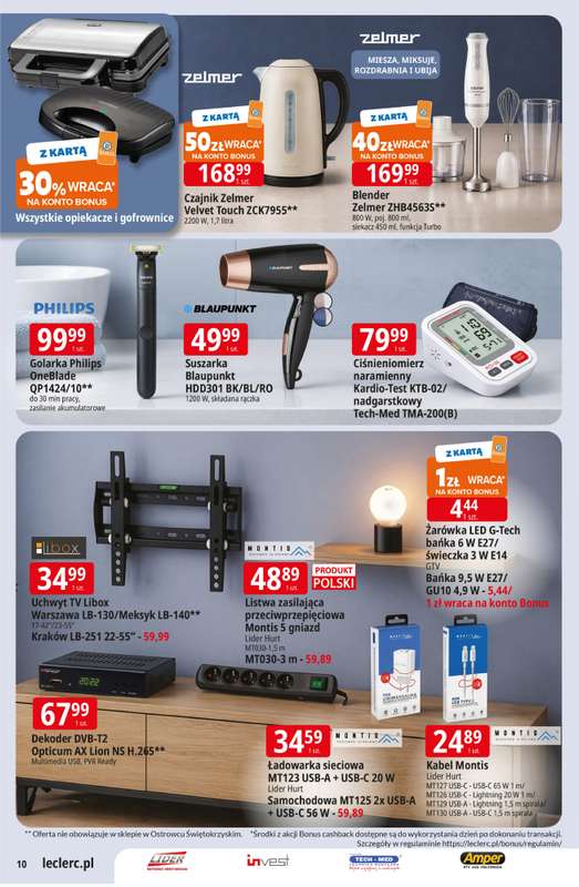 Leclerc - gazetka promocyjna Oferta E.Leclerc I Czas na relaks od wtorku 12.05 do soboty 23.05 - strona 10