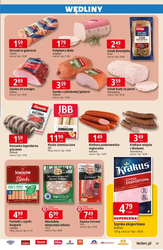 Leclerc - gazetka promocyjna Oferta E.Leclerc I Czas na relaks od wtorku 12.05 do soboty 23.05 - strona 17