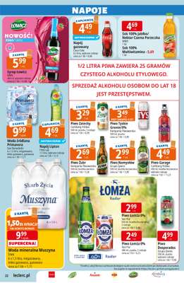 Leclerc - gazetka promocyjna Oferta E.Leclerc I Czas na relaks od wtorku 12.05 do soboty 23.05 - strona 22