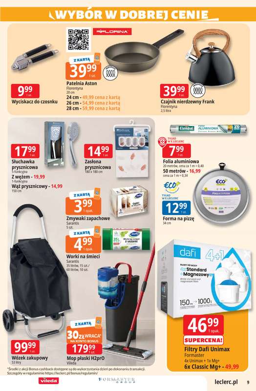 Leclerc - gazetka promocyjna Oferta E.Leclerc I Czas na relaks od wtorku 12.05 do soboty 23.05 - strona 9
