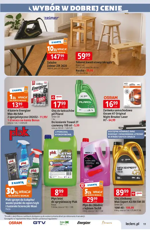 Leclerc - gazetka promocyjna Oferta E.Leclerc I Czas na relaks od wtorku 12.05 do soboty 23.05 - strona 11
