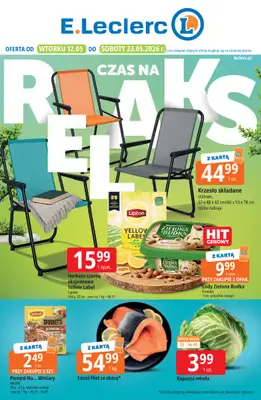 Leclerc - gazetka promocyjna Oferta E.Leclerc I Czas na relaks od wtorku 12.05 do soboty 23.05