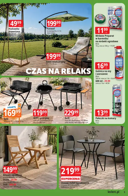 Leclerc - gazetka promocyjna Oferta E.Leclerc I Czas na relaks od wtorku 12.05 do soboty 23.05 - strona 5