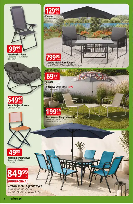 Leclerc - gazetka promocyjna Oferta E.Leclerc I Czas na relaks od wtorku 12.05 do soboty 23.05 - strona 4