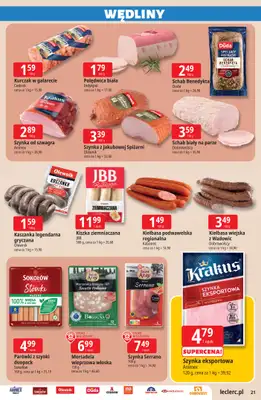 Leclerc - gazetka promocyjna Oferta E.Leclerc I Czas na relaks od wtorku 12.05 do soboty 23.05 - strona 21