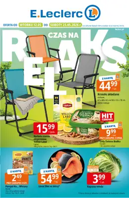 Leclerc - gazetka promocyjna Oferta E.Leclerc I Czas na relaks od wtorku 12.05 do soboty 23.05