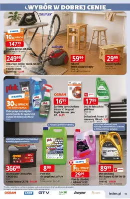 Leclerc - gazetka promocyjna Oferta E.Leclerc I Czas na relaks od wtorku 12.05 do soboty 23.05 - strona 15