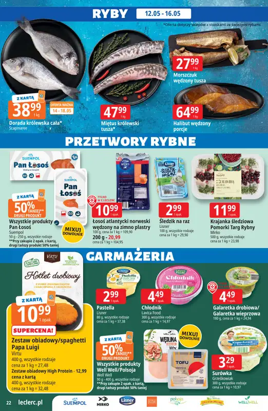 Leclerc - gazetka promocyjna Oferta E.Leclerc I Czas na relaks od wtorku 12.05 do soboty 23.05 - strona 22