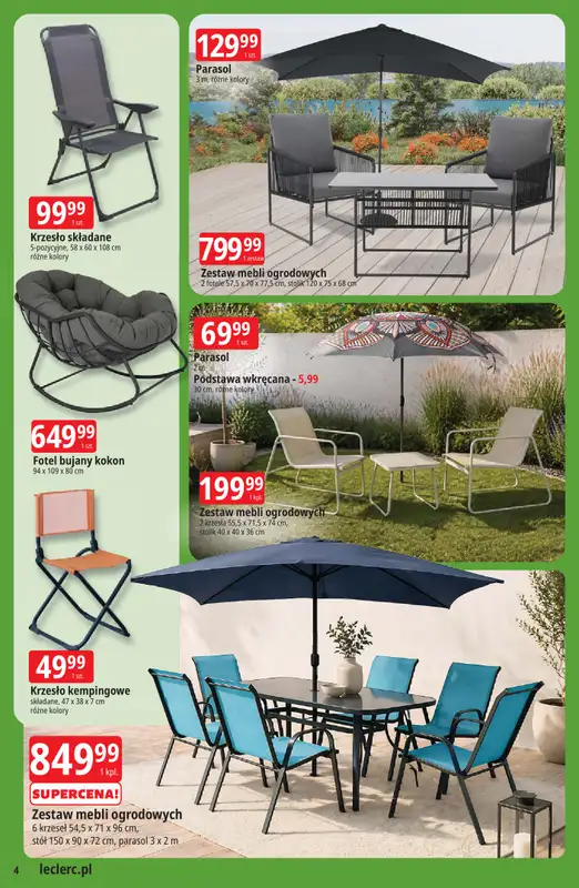 Leclerc - gazetka promocyjna Oferta E.Leclerc I Czas na relaks od wtorku 12.05 do soboty 23.05 - strona 4