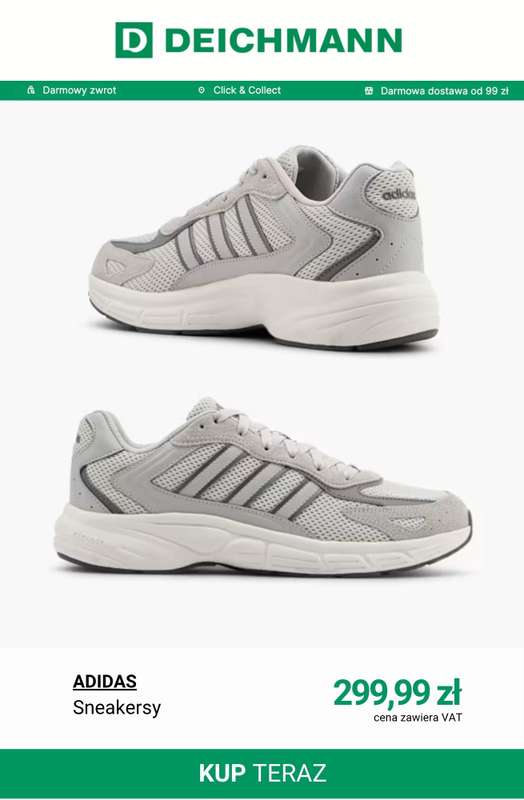 Deichmann - gazetka promocyjna Sneakersy męskie Adidas od piątku 08.05  - strona 5