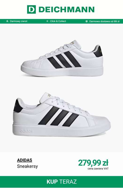 Deichmann - gazetka promocyjna Sneakersy męskie Adidas od piątku 08.05  - strona 2