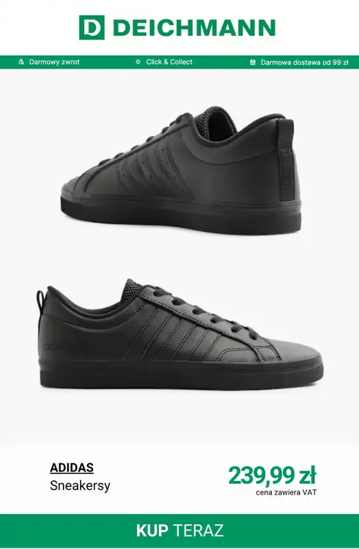 Deichmann - gazetka promocyjna Sneakersy męskie Adidas od piątku 08.05  - strona 7