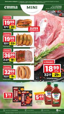 emma MARKET - gazetka promocyjna Plakaty promocyjne Emma Mini od piątku 08.05 do środy 13.05