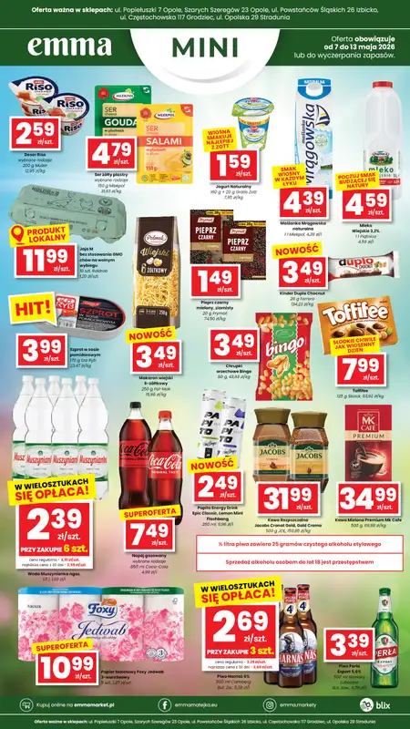emma MARKET - gazetka promocyjna Plakaty promocyjne Emma Mini od piątku 08.05 do środy 13.05 - strona 2