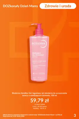 DOZ.PL - gazetka promocyjna DOZkonały Dzień Mamy! Oferty do -20% od poniedziałku 11.05 do wtorku 26.05 - strona 3