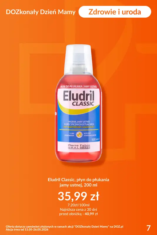 DOZ.PL - gazetka promocyjna DOZkonały Dzień Mamy! Oferty do -20% od poniedziałku 11.05 do wtorku 26.05 - strona 7