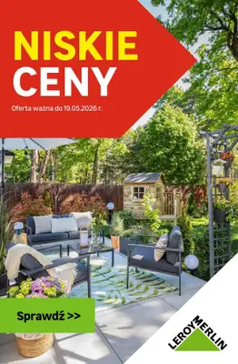 Leroy Merlin - gazetka promocyjna Niskie ceny! od piątku 08.05 do wtorku 19.05