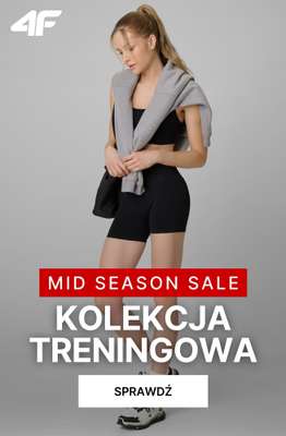 4F - gazetka promocyjna Ubrania na trening dla niej – wyprzedaż od soboty 09.05 