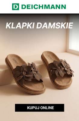 Deichmann - gazetka promocyjna Klapki damskie od soboty 09.05 