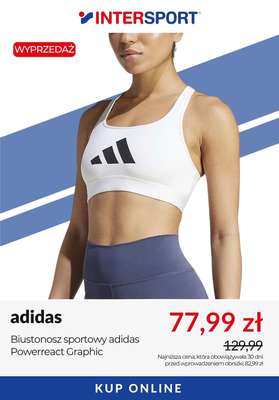 Biustonosz sportowy adidas Powerreact Graphic