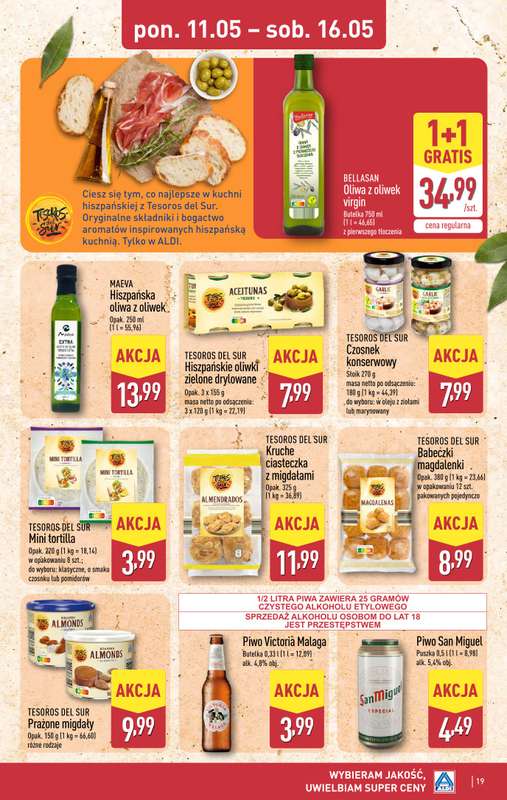 Aldi - gazetka promocyjna Pełny katalog! od poniedziałku 11.05 do soboty 16.05 - strona 19