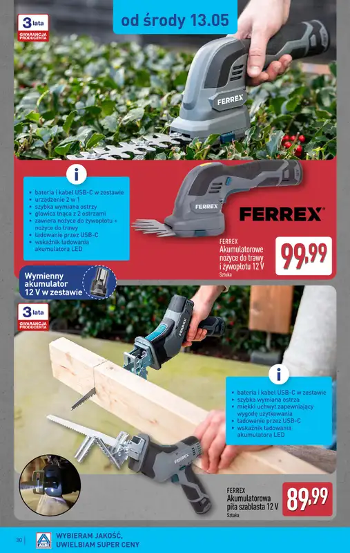 Aldi - gazetka promocyjna Pełny katalog! od poniedziałku 11.05 do soboty 16.05 - strona 30