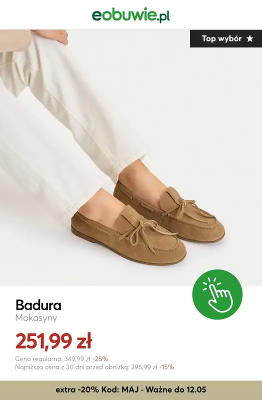 eobuwie.pl - gazetka promocyjna Do -25% na wybrane buty, torebki i dodatki przy zakupie 2 rzeczy od piątku 08.05 do wtorku 12.05 - strona 4