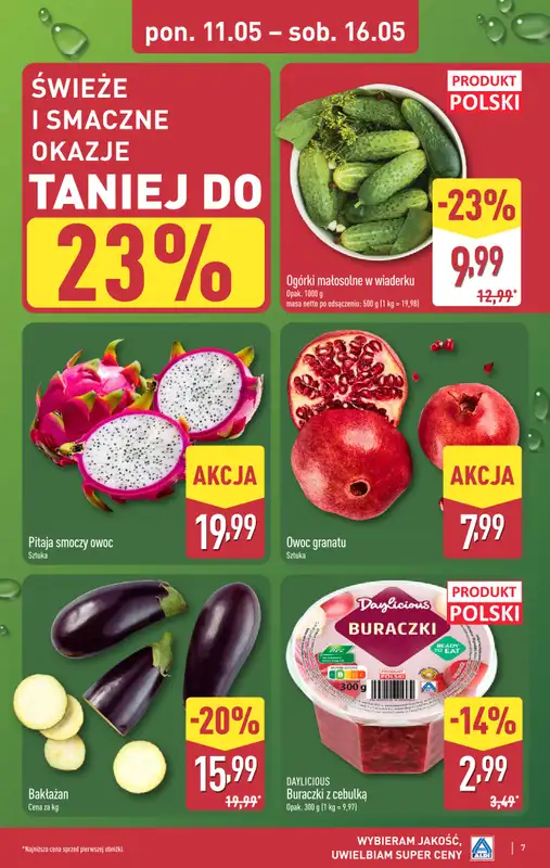 Aldi - gazetka promocyjna Weekend super cen w Aldi! od czwartku 14.05 do soboty 16.05 - strona 7
