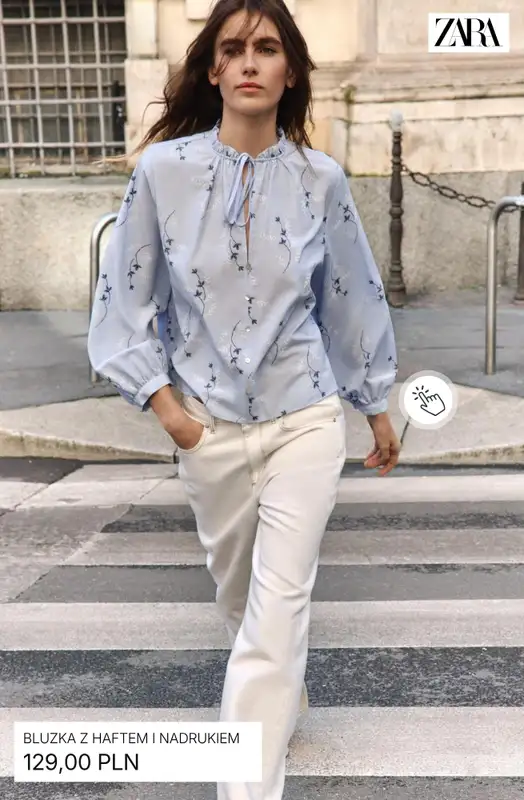 Zara - gazetka promocyjna Stylowe bluzki damskie od piątku 08.05  - strona 5