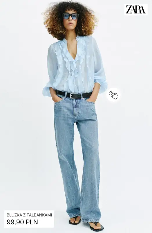 Zara - gazetka promocyjna Stylowe bluzki damskie od piątku 08.05  - strona 2