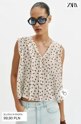 Zara - gazetka promocyjna Stylowe bluzki damskie od piątku 08.05  - strona 7