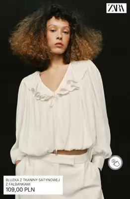 Zara - gazetka promocyjna Stylowe bluzki damskie od piątku 08.05  - strona 8