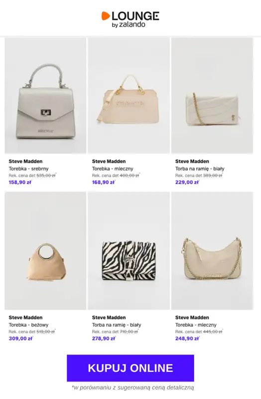 Lounge by Zalando - gazetka promocyjna Do -76%  Steve Madden - Torby & Akcesoria od piątku 08.05 do poniedziałku 11.05 - strona 6