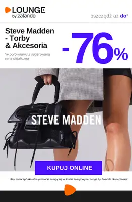 Lounge by Zalando - gazetka promocyjna Do -76%  Steve Madden - Torby & Akcesoria od piątku 08.05 do poniedziałku 11.05