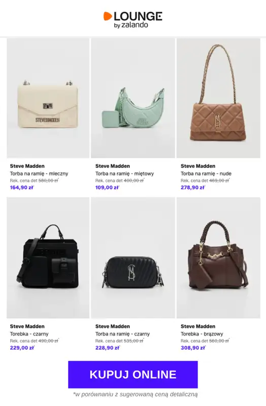 Lounge by Zalando - gazetka promocyjna Do -76%  Steve Madden - Torby & Akcesoria   - strona 2