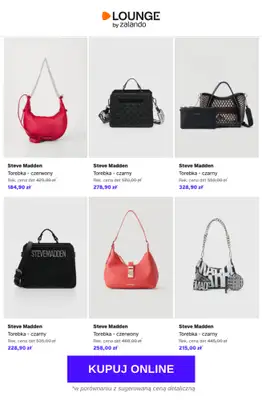 Lounge by Zalando - gazetka promocyjna Do -76%  Steve Madden - Torby & Akcesoria od piątku 08.05 do poniedziałku 11.05 - strona 9