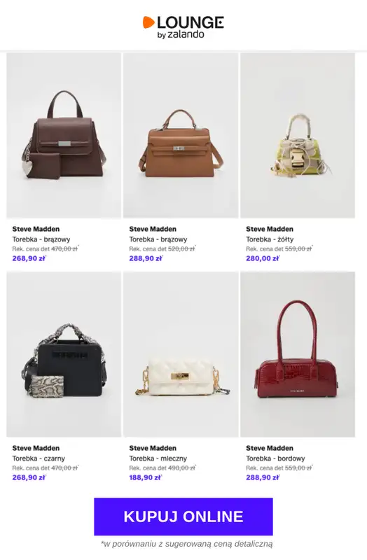 Lounge by Zalando - gazetka promocyjna Do -76%  Steve Madden - Torby & Akcesoria od piątku 08.05 do poniedziałku 11.05 - strona 7