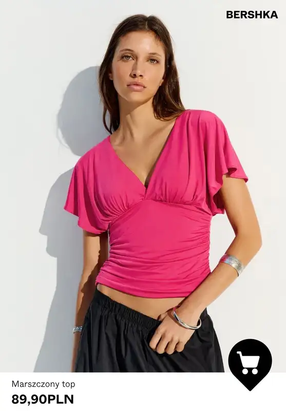 Bershka - gazetka promocyjna Topy damskie od piątku 08.05  - strona 9