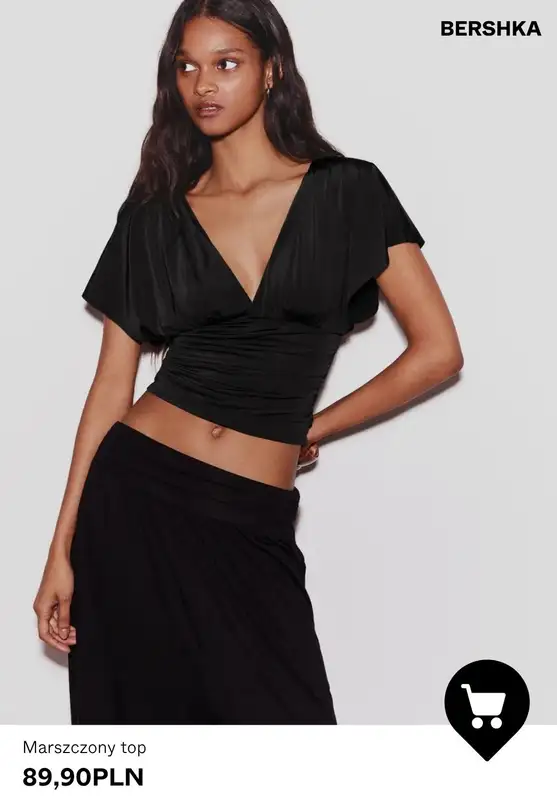 Bershka - gazetka promocyjna Topy damskie od piątku 08.05  - strona 10