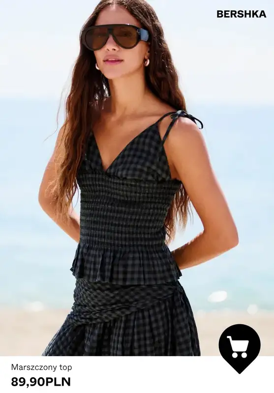 Bershka - gazetka promocyjna Topy damskie od piątku 08.05  - strona 12