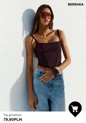 Bershka - gazetka promocyjna Topy damskie od piątku 08.05  - strona 7