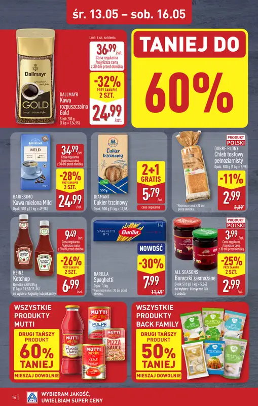 Aldi - gazetka promocyjna Wrocław, ul. Cukrowa 1: WIELKIE OTWARCIE już w ŚRODĘ: 13.05! od środy 13.05 do soboty 16.05 - strona 16