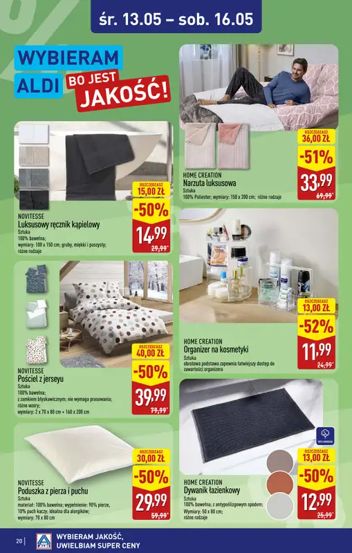 Aldi - gazetka promocyjna Wrocław, ul. Cukrowa 1: WIELKIE OTWARCIE już w ŚRODĘ: 13.05! od środy 13.05 do soboty 16.05 - strona 20