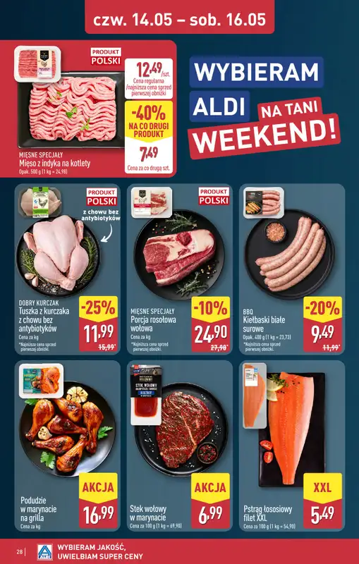 Aldi - gazetka promocyjna Wrocław, ul. Cukrowa 1: WIELKIE OTWARCIE już w ŚRODĘ: 13.05! od środy 13.05 do soboty 16.05 - strona 28