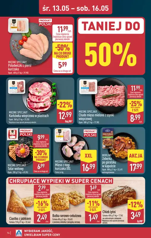 Aldi - gazetka promocyjna Wrocław, ul. Cukrowa 1: WIELKIE OTWARCIE już w ŚRODĘ: 13.05! od środy 13.05 do soboty 16.05 - strona 14